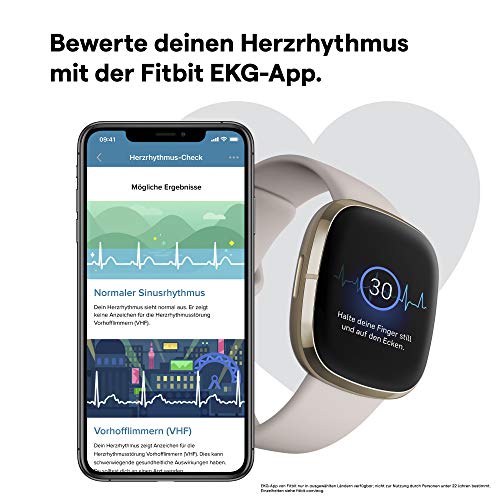 Uhr mit EKG und Schlafdaten: Die Fitbit Sense - 5