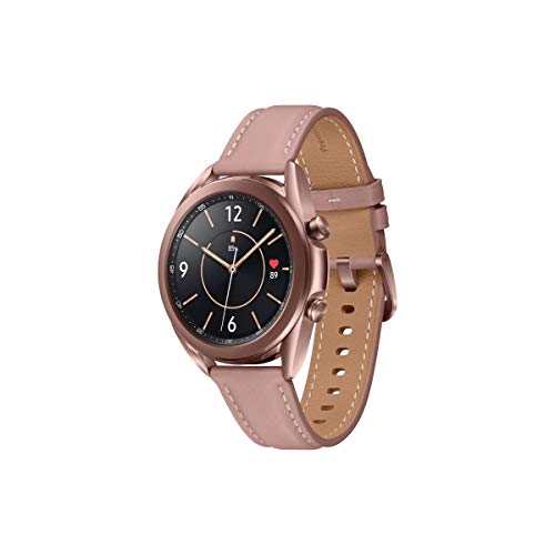 Samsung Galaxy Watch 3, Runde Bluetooth Smartwatch für Android, drehbare Lünette, Fitnessuhr, Fitness-Tracker, 41 mm, Mystic Bronze. 36 Monate Herstellergarantie (Deutche Version)[Exkl. bei Amazon] - 2