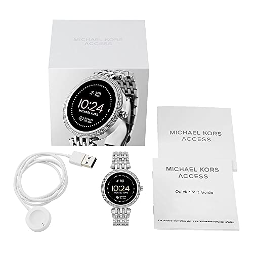 Michael Kors Damen Gen 5E Darci Touchscreen Smartwatch mit Lautsprecher, Herzfrequenz, GPS, NFC und Smartphone Benachrichtigungen - 5
