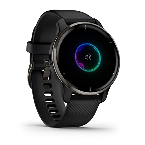 Garmin Venu 2 Plus – GPS-Fitness-Smartwatch mit Bluetooth Telefonie und Sprachassistenz. Ultrascharfes 1,3“ AMOLED-Touchdisplay, Fitnessfunktionen, über 25 Sport-Apps, Garmin Music und Garmin Pay - 3