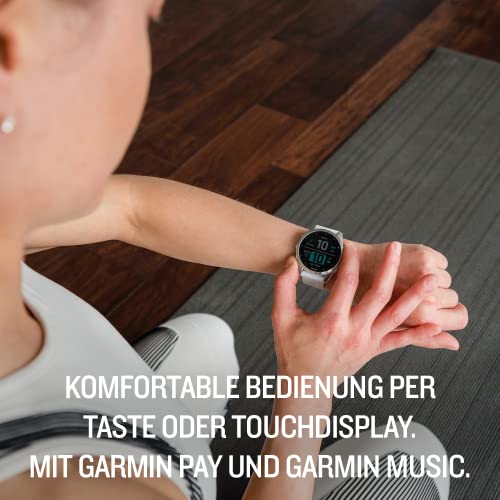 Garmin fenix 7S – schlanke GPS-Multisport-Smartwatch mit 1,2“ Display und Touch-/Tastenbedienung, TOPO-Karten, über 60 Sport-Apps, Garmin Music und Garmin Pay. Bis zu 11 Tage Akkulaufzeit, wasserdicht - 5