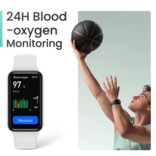 Amazfit Band 7 Aktivitätstracker Fitness Smartwatch mit Always-On-Display, bis zu 18 Tage Akkulaufzeit, 24-Stunden-Herzfrequenz- und SPO₂-Überwachung, 5 ATM wasserdicht, 120 Sportmodi - 6