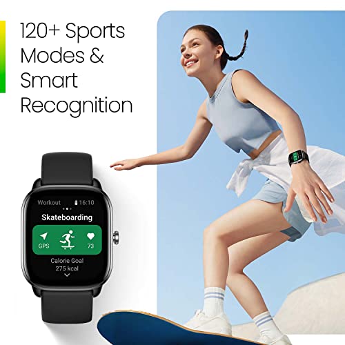 Amazfit GTS 4 Mini Smartwatch mit Blutsauerstoff- und Herzfrequenzüberwachung, 5 Satelliten-Ortungssysteme, über 120 Sportmodi, 5 ATM Wasserdichtigkeit, Alexa, Fitnessuhr kompatibel mit ios Android - 4